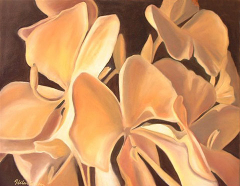 Awapuhi, pastel artwork by Kauai artist Helen Turner