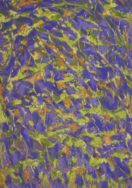Conversation, Pastel artwork by Kauai artist Helen Turner