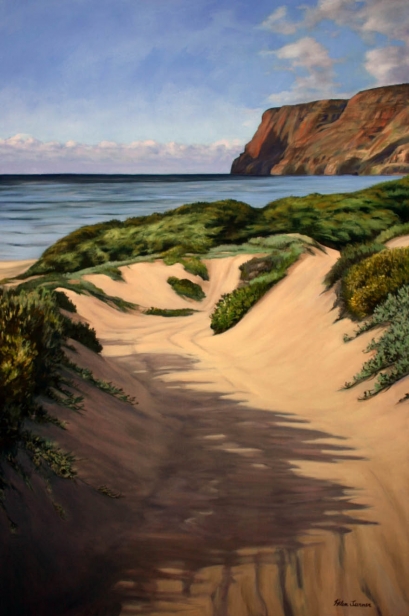 Destination Paradise, Oil artwork by Kauai artist Helen Turner