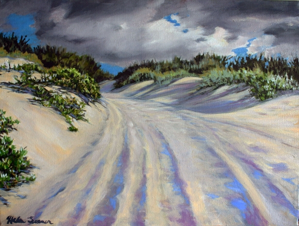 Dune, Pastel artwork by Kauai artist Helen Turner