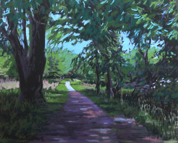 Elizabeth Morton Wildlife refuge, Pastel artwork by Kauai artist Helen Turner