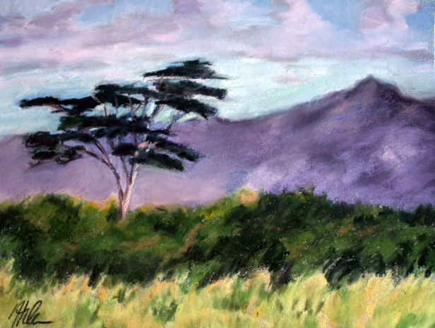 Falls Road 2, Hawaiian artwork by Helen Turner