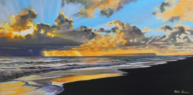 Most West, Oil artwork by Kauai artist Helen Turner