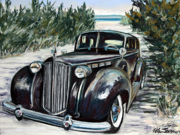 Packard Hideaway, pastel artwork by Kauai artist Helen Turner