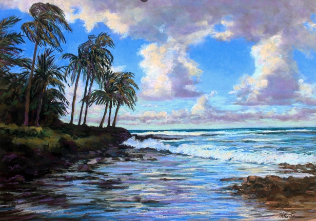 Peace, Pastel artwork by Kauai artist Helen Turner