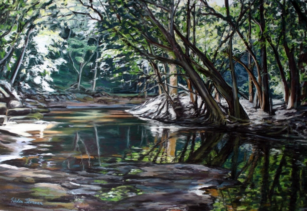 Quiet Place, pastel artwork by Kauai artist Helen Turner
