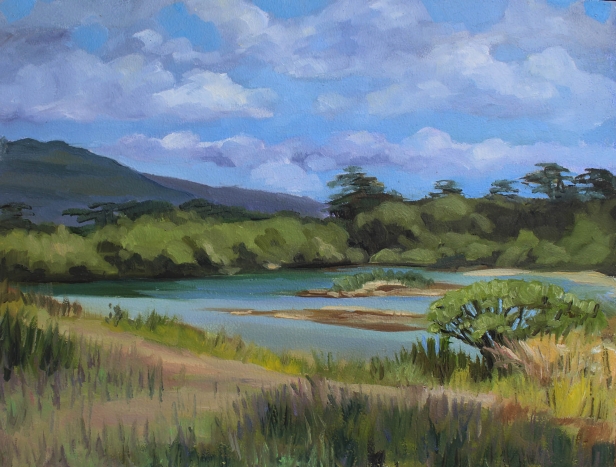 Sanctuary, Oil artwork by Kauai artist Helen Turner