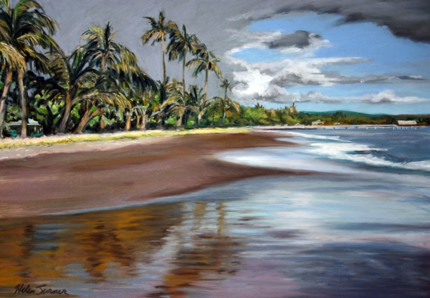 Storm Clouds, Pastel artwork by Kauai artist Helen Turner