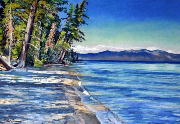 Sugar Pine Point, Pastel artwork by Kauai artist Helen Turner