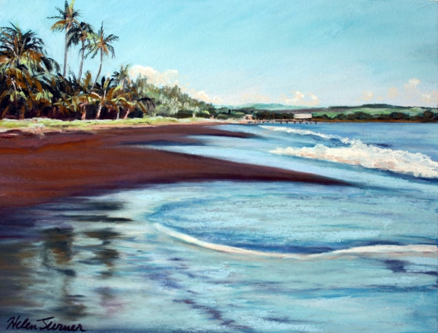 Waimea Day, pastel artwork by Kauai artist Helen Turner