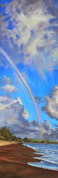 Waimea Promises, Oil artwork by Kauai artist Helen Turner