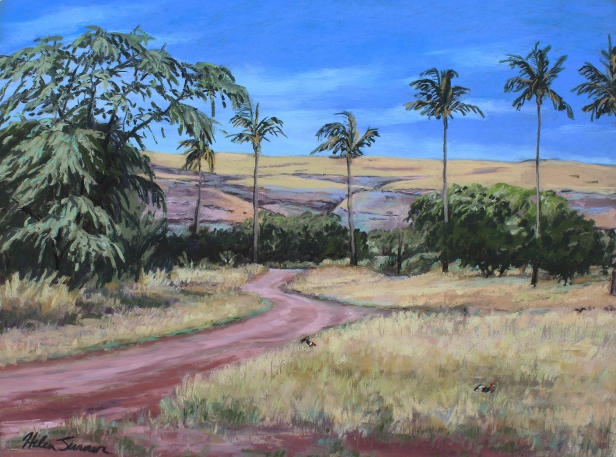 West Kauai, Pastel artwork by Kauai artist Helen Turner