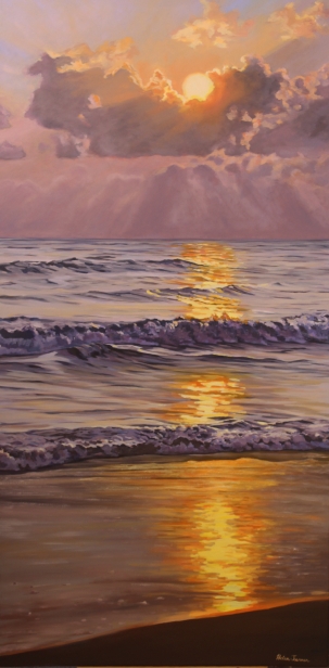 You Are My Light, Oil artwork by Kauai artist Helen Turner