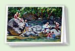 People greeting card set